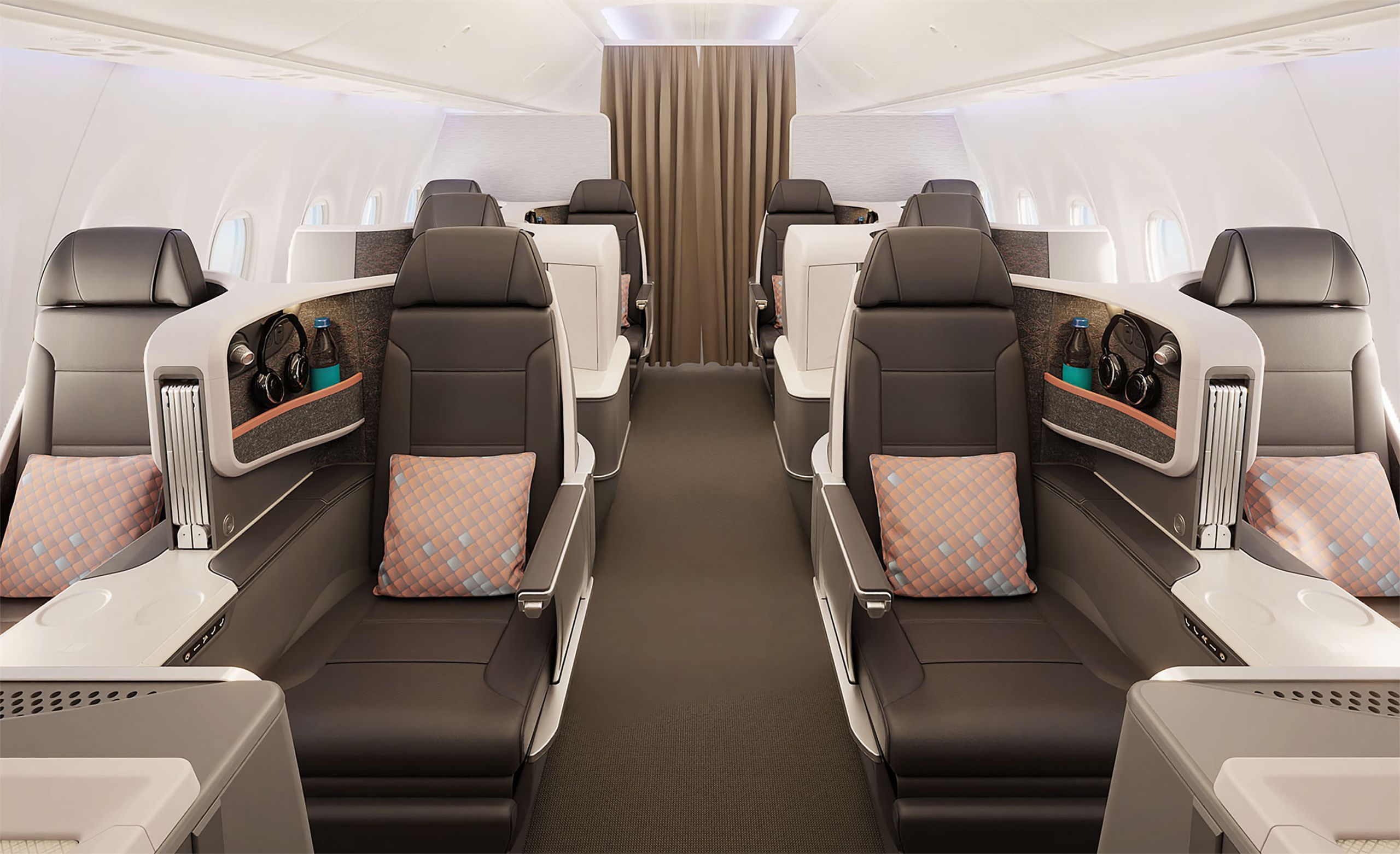 Singapore Airlines’ Regional B737-Max Business Class Cabin